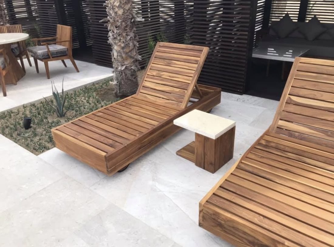 Camastros de madera para exterior